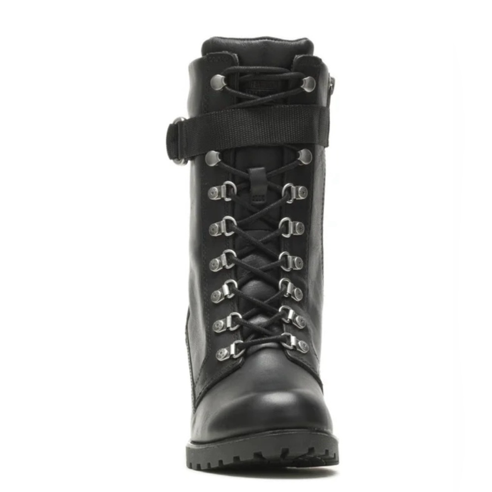 Harley-Davidson Leather Marinda 9" Lace Up Riding Boots Sz 11 NWT - Picture 4 of 10